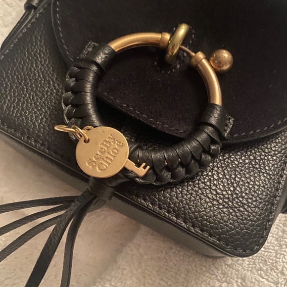 See by Chloe crossbody with chain Gokf detail - Picture 3 of 8